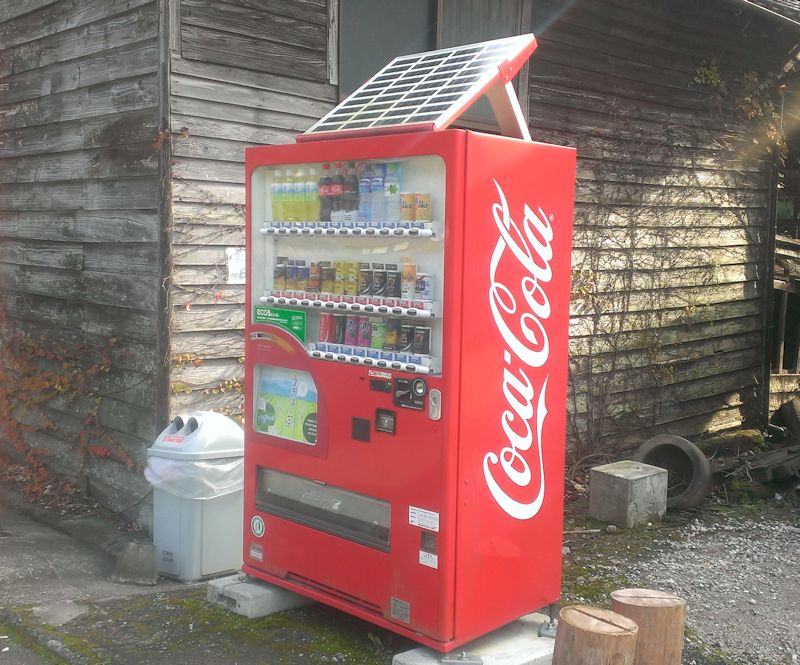 コカコーラ自販機のパネルエンタメ/ホビー